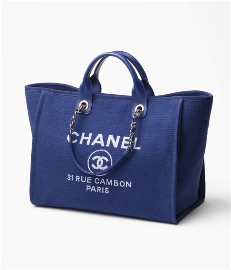 shopper chanel tela|Chanel handbags.